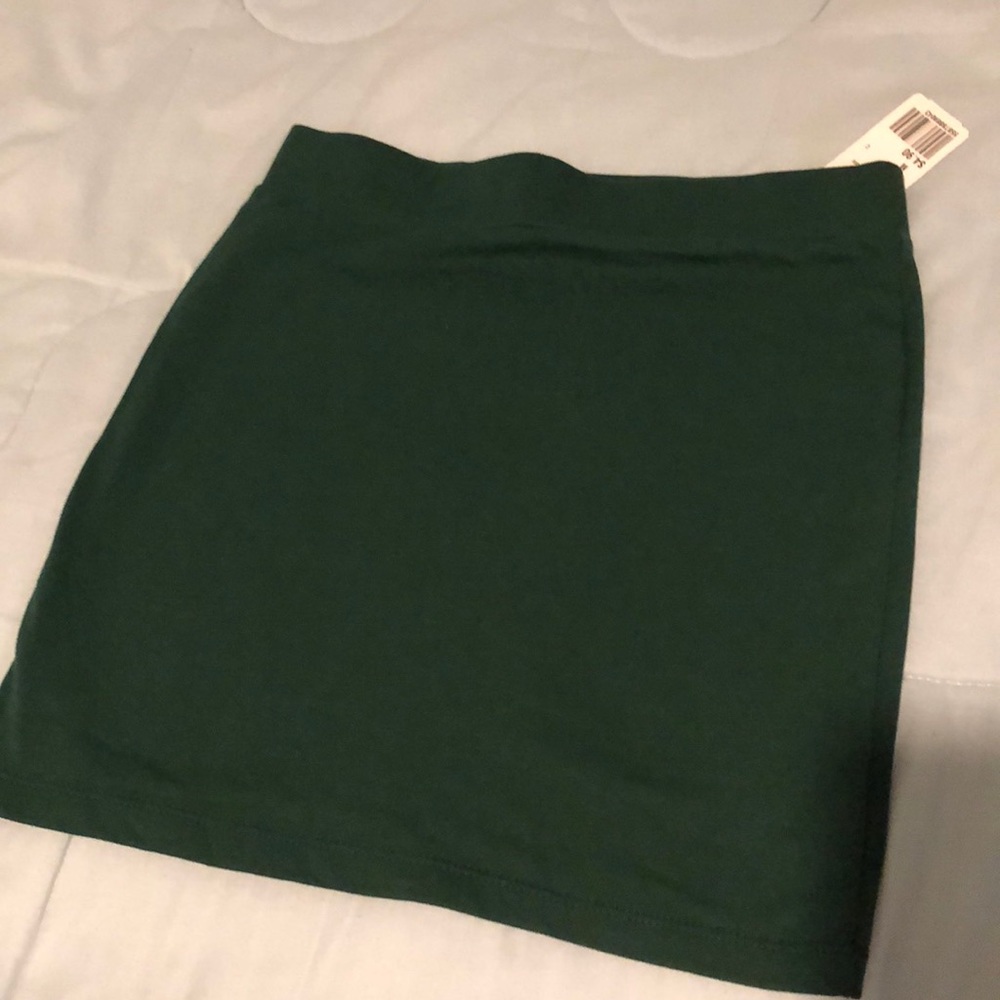 Green skirt